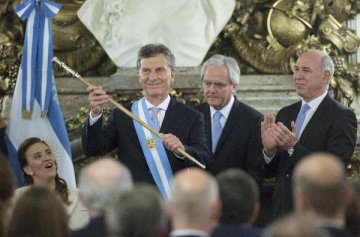 阿根廷总统马克里宣誓就职