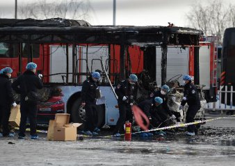 寧夏賀蘭縣一公車著火已造成14死31傷