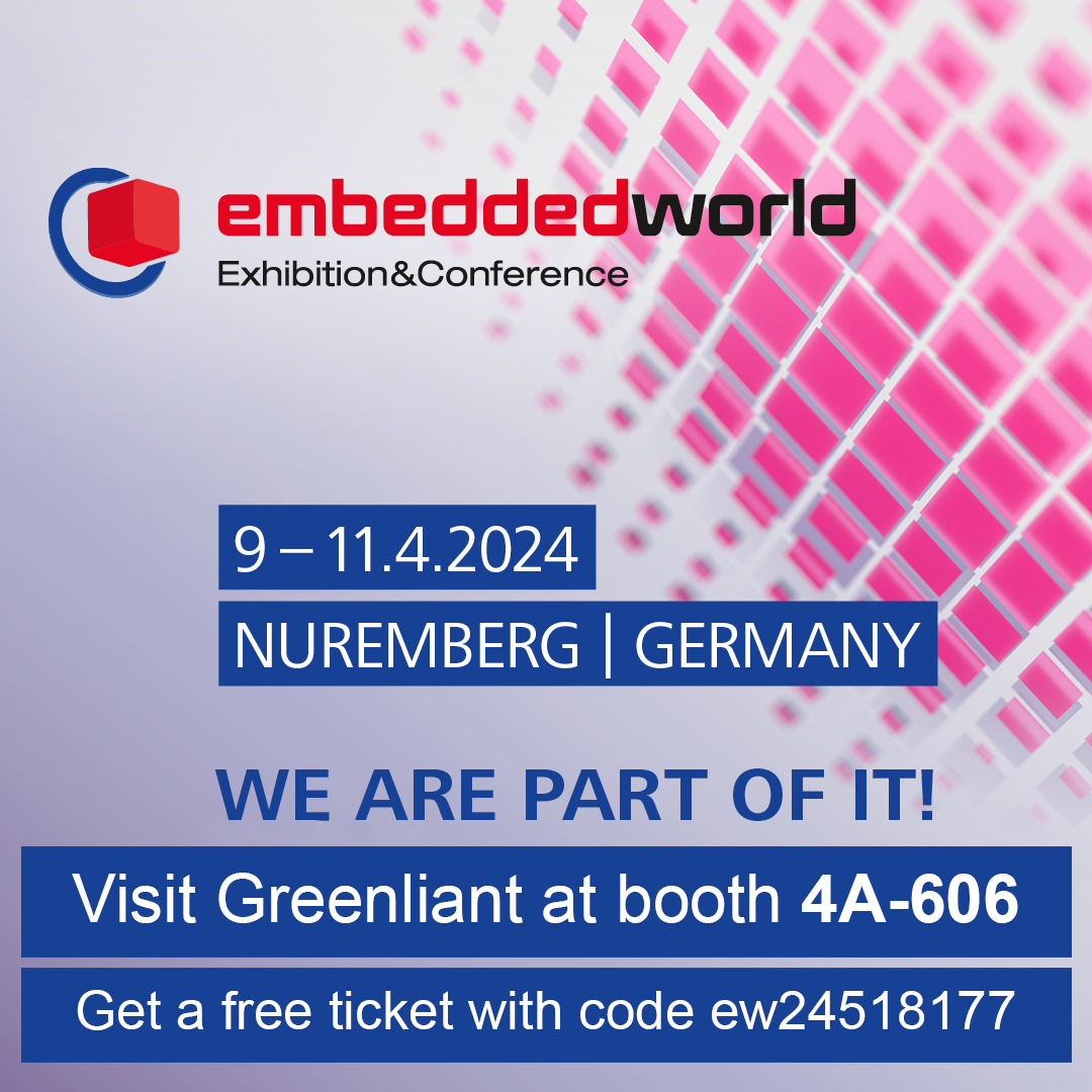 embedded-world-2024 Greenliant booth code 1080x1080px